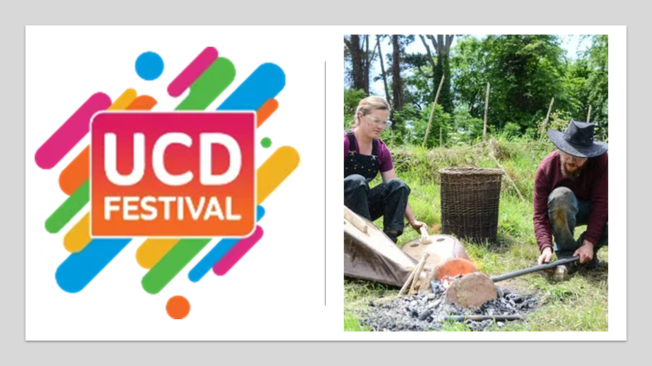Don’t miss a visit to the Centre for Experimental Archaeology and Materials Culture, where we will have a range of specialists from the UCD School of Archaeology talking to visitors about their area of expertise with the aid of demonstrations, guided handling of ancient artefacts \n